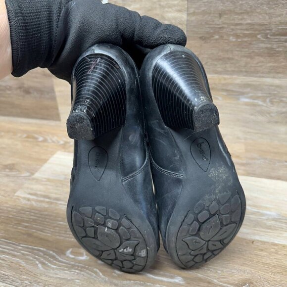 b.o.c. Born concept Rosemeia Black Leather Ankle Bootie Women's Size 8.5 - Picture 4 of 5